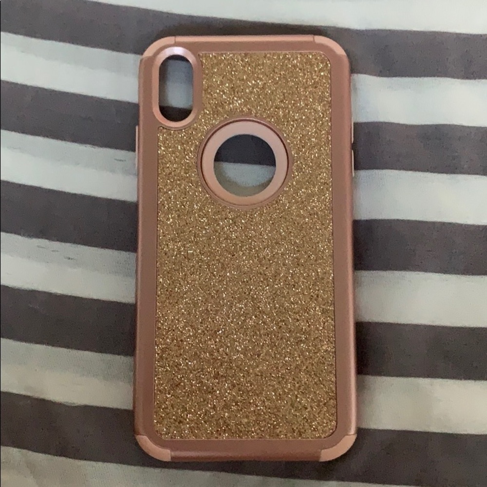 Glitter iPhone max phone case